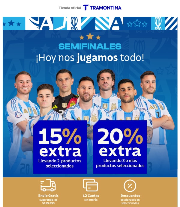 Semifinales, Hoy nos jugamos todo!
